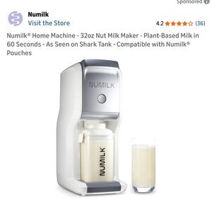 Home Machine - Silver and White Nut Milk Maker